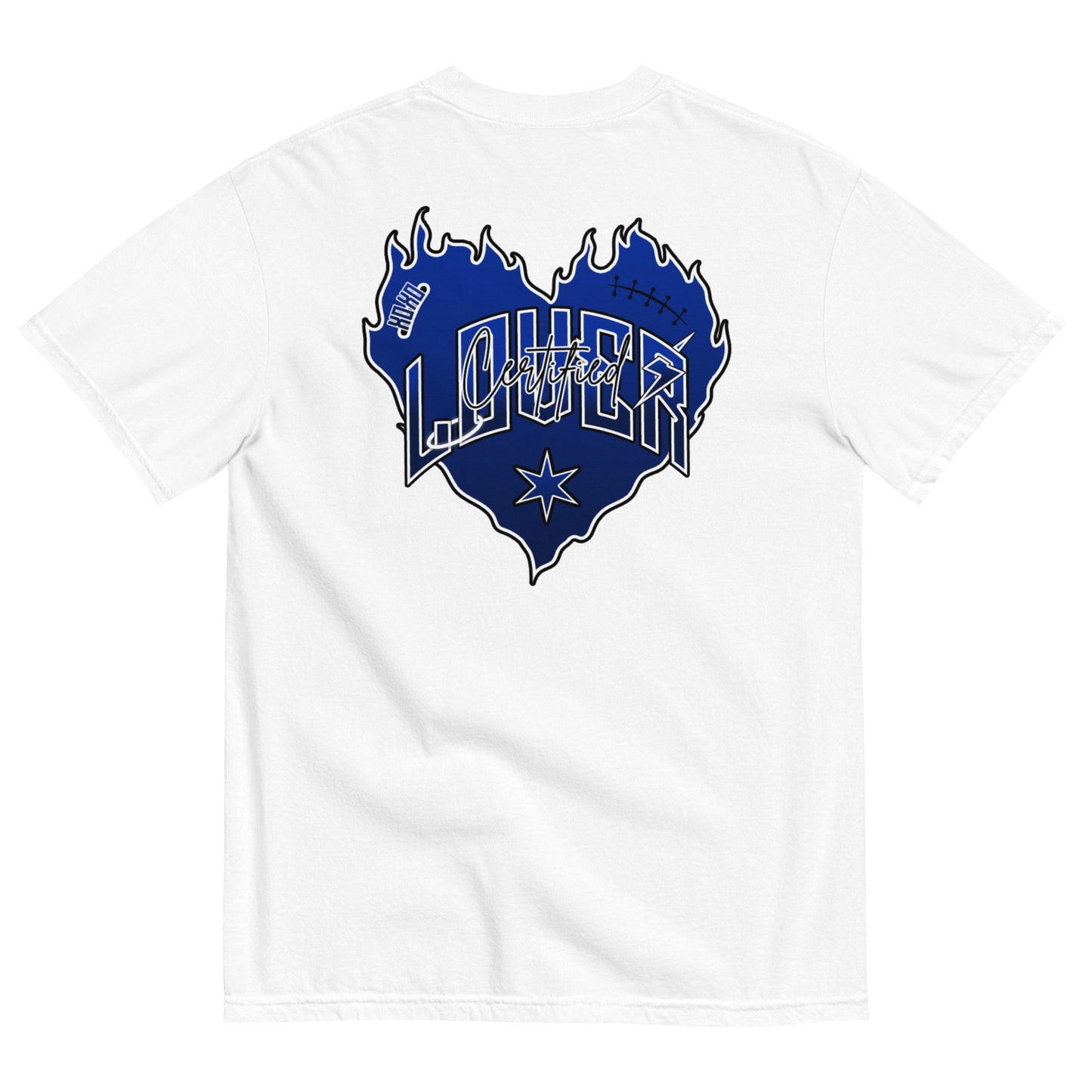 Flame Heart T-Shirt (Blue)