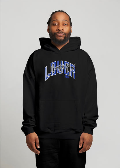 Plain Heart Hoodie (Black/Blue)