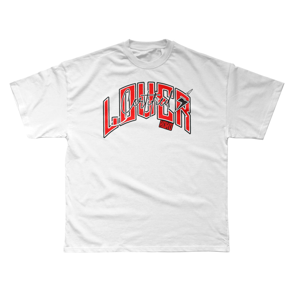 Solid Heart T-Shirt (White/Red)