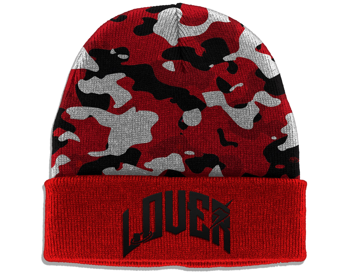 Red Camo Beanie