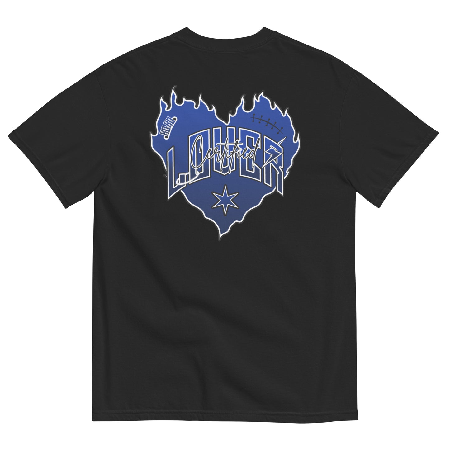 Flame Heart T-Shirt (Blue)